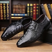 levne Poloformální-Pánské modré texturované oxfordky – elegantní společenské boty z umělé kůže s lesklým povrchem, elegantní společenské boty do kanceláře, na svatby a společenské akce