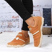 abordables Botas de invierno y nieve-Botas de nieve cálidas de invierno sin cordones para hombre con suela antideslizante, diseño acolchado informal para caminar al aire libre, viajar en climas fríos y uso diario.