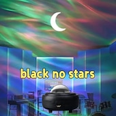 お買い得  プロジェクターライト-UFO宇宙船投影星空ランプBluetoothスピーカーRGB LEDオーロラムーンランプ寝室装飾空飛ぶ円盤投影ランプ