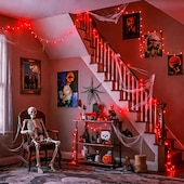 Недорогие Огни отпуска-Рождественские светодиодные феи гирлянды медная проволока с дистанционным управлением диммируемые звездные огни для вечеринки свадьбы спальни рождественской елки подключение