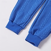 abordables jogging-Homme Joggings Joggeurs Pantalons Pantalon décontracté Jacquard Cordon de serrage Taille Élastique Uni Respirant Longueur complète Extérieur Occasionnel Quotidien Sports Mode Blanc + kaki Noir + Kaki