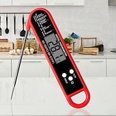 お買い得  キッチン用品＆小物-デジタルキッチン調理用食品温度計、肉、水、牛乳調理、グリル、屋外バーベキュー用、防水、瞬時に読み取れるデジタル温度センサー