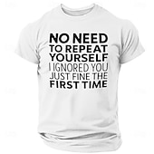 ieftine Tricouri amuzante pentru bărbați-Bărbați Sarcastic Argou amuzant Tricou Manșon scurt Tricou Tipărire 3D Stil Nautic Cămașă Modă Zilnic Stradă Zilnic Negru Alb Roșu-aprins Vară Primăvară Îmbrăcăminte S M L XL XXL XXXL
