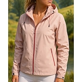 voordelige Waterdichte jassen-Dames Windjack Softshell jas Wandeljack Buiten waterdicht Winddicht Wandeloutfits Wandelkleding Lente Herfst Kleding Bovenlichaam Vissen Kamperen / wandelen / grotten verkennen Hardlopen Effen Kleur