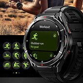cheap Smartwatch-X28 Smart Watch 1.43 inch Smartwatch Fitness Running Watch Bluetooth Pedometer Call Reminder Activity Tracker Compatible with Android iOS Women Men GPS Long Standby Waterproof IP68 22mm Watch Case