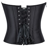 Недорогие Корсеты-Жен. Корсет Корректирующее белье Утягивающее белье Корректирующее белье Сексуальный корсет На каждый день Полоса Неровная кромка Открытая спина Отпуск Для улицы Свидание Без рукавов холодный прием