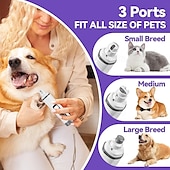 cheap Tool Accessories-Dog Nail Grinder Quiet, Dog &amp; Cat Nail Grinder with LED Light &amp; Battery Display - Painless Nail Trimmer for Small to Large Pets, Thick Nails, and Sensitive Paws
