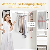 cheap Home Storage &amp; Hooks-5 Pack Space Saving Hangers for Clothes, Heavy Duty Hanger Organizer 30 Lbs Capacity, Metal Magic Hanger, Sturdy Multi Hangers, Closet Space Saver Closet Organizers and Storage
