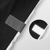 Недорогие спортивные костюмы-Муж. Спортивный костюм из двух частей Комплекты спортивных костюмов Спортивная одежда Застегнуться Светоотражающая лента Однотонный Наборы одежды Весна Черный Белый Тренажерный зал Разрабатывать Бег