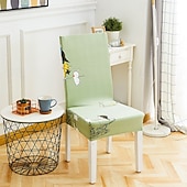 כיסוי לכיסא אוכל נמתח, כיסוי מושב קצר נשלף ורחיץ ידידותי לחיות מחמד, מגן כיסא עמיד למלון, חדר אוכל, אירועים, מסיבת חתונה זול כיסוי כיסא אוכל-כיסוי לכיסא אוכל נמתח, כיסוי מושב קצר נשלף ורחיץ ידידותי לחיות מחמד, מגן כיסא עמיד למלון, חדר אוכל, אירועים, מסיבת חתונה