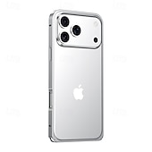 Недорогие Чехлы для iPhone-телефон Кейс для Назначение iPhone 17 Pro Max 17 Air 17 Противоударная рамка Защита от удара Ретро Металл