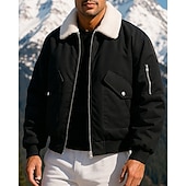 abordables Chaquetas impermeables-Hombre Chaqueta bómber Chaqueta para senderismo chaqueta impermeable Al aire libre Impermeable Resistente al Viento Trajes de senderismo Ropa de senderismo Invierno Otoño Camiseta Pesca Camping