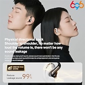 economico Cuffie TWS wireless-Cuffie con traduzione intelligente con intelligenza artificiale, cuffie sportive Bluetooth wireless di lunga durata, cuffie stereo con conduzione aerea semi-intraurale
