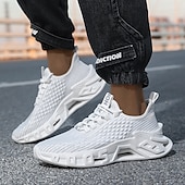 cheap Men&#039;s Sneakers-Men&#039;s Red Fashion Sneakers – Breathable Lace-Up Sport Shoes with Modern Sole Design for Running, Gym, Streetwear and Casual Weekend Outfits