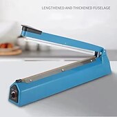 abordables Suministros para el hogar-Máquina selladora manual pequeña de 220 V, 3 mm, tipo 400, para película plástica prensada a mano, para embalaje neutro