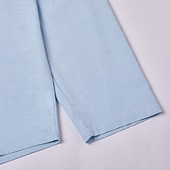  رجالي قميص هينلي تي شيرت كتان كم طويل مع قبعة الصيف الربيع لون الصلبة سهل عتيق بوهيميان كاجوال حافة خام عطلة شارع فضفاض أبيض زهري أزرق فاتح تي شيرت للرجال