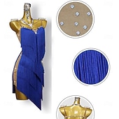 olcso versenyruha-parittyás latin táncruhák nőknek rojtos hasított lábú latin versenyruha bálterem salsa samba jelmez