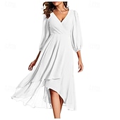 Femmes Robe Longue Maxi Robe Robe de Soirée Mousseline de Soie Robe en Chiffon Élégant Mode Moderne Extérieur Soirée Coupe régulière Uni manche longue Col en V Noir Blanche Rouge Bleu Printemps abordables Robes en chiffon-Femmes Robe Longue Maxi Robe Robe de Soirée Mousseline de Soie Robe en Chiffon Élégant Mode Moderne Extérieur Soirée Coupe régulière Uni manche longue Col en V Noir Blanche Rouge Bleu Printemps