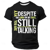 Męskie Zabawny slang Podkoszulek Krótki rękaw Podkoszulek Druk 3D Półgolf Koszula Moda Codzienny Ulica Codzienny Czarny Biały Niebieski Lato Wiosna Odzież S M L XL XXL XXXL tanie Zabavne koszulki męskie-Męskie Zabawny slang Podkoszulek Krótki rękaw Podkoszulek Druk 3D Półgolf Koszula Moda Codzienny Ulica Codzienny Czarny Biały Niebieski Lato Wiosna Odzież S M L XL XXL XXXL