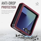 preiswerte Samsung-Handyhülle-Handy Hülle Handyhüllen Für Samsung Galaxy Z Flip 7 Magnetische Adsorption Brieftaschenhülle Magnetisch Vollschutz Ständer TPU PU-Leder