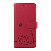 levne Ostatní pouzdra-telefon Carcasă Pro Google Pixel 10 Pro XL Pixel 9 Pro XL Pixel 8 Pro Pixel 7 Pro Pouzdro na peněženku Ochrana celého těla s Lanyardem Nárazuvzdorné Kočka Retro PU kůže