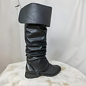 levne obuv-Retro Středověké Renesanční Návleky na boty Pirát Viking Křižák Maškarní kostým Pánské Pirát Steampunk předvečer Všech svatých Plesová maškaráda LARP Ren Faire Dospělé Kryt obuvi