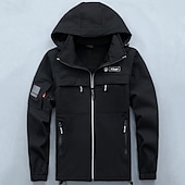 cheap Fleece &amp; 3 in 1 Jackets-Men's Hiking Jacket Fleece Jacket Winter Coat Puffer Jacket Thermal Set Winter Autumn / Fall Outdoor Camo Thermal Warm Waterproof Windproof Top Black Green Khaki