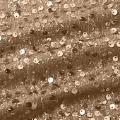  Per donna Maglietta Paillettes Patchwork Tinta unica Moda Elegante Classico Manica Lunga Girocollo Top Regolari Quotidiano Weekend Oro Primavera Autunno