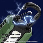 olcso Elemlámpák-USB-C újratölthető kulcstartós zseblámpák, távolsági tompított fényszórós mini zseblámpák, cob kulcstartós munkalámpa 6 világítási móddal, könnyű, fényes mini kulcstartó lámpa sétáláshoz, kereséshez