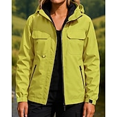  Naisten Tuulitakki Softshell-takki Vaellustakki Ulko- Vedenkestävä Tuulenkestävä Vaellusasut Vaellusvaatteet Kevät Syksy Topit Telttailu / Retkely / Luolailu Juoksu Yhtenäinen väri Musta Valkoinen