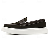 ieftine Loafers casual-Mocasini casual bărbătești în două culori cu talpă albă – pantofi eleganti, fără slip-on, pentru birou, călătorii și ținute de weekend