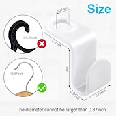 cheap Home Storage &amp; Hooks-200pcs Space-Saving Clothes Hanger Connector Hooks – Stackable Wardrobe Hooks for Closet Organization, Multi-Functional Home Storage, Space-Saving Hanger Links