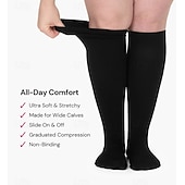 זול נעלי בית-גרבי לחץ רחבות מתקדמות להקלה על כאבים, תמיכה במחזור הדם, נפיחות והתאוששות, גזרה נוחה וגמישה לגברים ולנשים