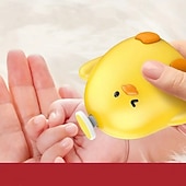 abordables appareils électroménagers-Ensemble de coupe-ongles électrique pour bébé avec jolie lime à ongles en forme de poulet pour nourrissons et nouveau-nés