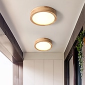 levne Kruhový a kulatý design-12 cm Styl svíčky Vestavěná světla Dřevo Průmyslový Moderní 110-120V 220-240V