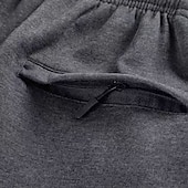 baratos Calças de Corrida &amp; Meias-Homens Calças de perna reta Calças de Dormir Com bolsos Calças Ginásio Roupa Esportiva Dar certo Outono &amp; inverno Academia Exterior Corrida Delgado Roupa de esporte Roupas Esportivas Cor Sólida Preto