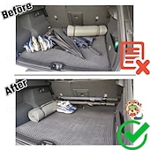 billige Kjøretøyservice-2-pakning paraplykroker for bil, universelle regnparaplykrager for sedan, SUV, bagasjeromsoppbevaring, støyfri, stabil &amp;stille installasjon, holder paraplyen sikker, organisert og lett tilgjengelig,