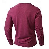 preiswerte Klassisches Poloshirt für Herren-Herren Golfshirt Golf Poloshirts Arbeit Lässig Revers Langarm Basic Modern Einfach Tasche Knöpfe Frühling Herbst Normale Passform Schwarz Weiß Marineblau Dunkelgrün Khaki Armeegrün Golfshirt