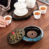 levne Osobní péče a zdraví-Vintage keramický kadidelnice ideální pro jógovou meditaci a dekoraci místnosti - bez vůně, vhodná pro íd al-fitr (ramadán)