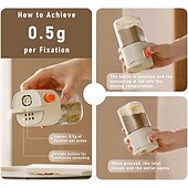 levne Kuchyňské potřeby-odměrka na koření, slánka nebo pepřenka, kuchyňská nezbytnost, sklenice na odměrku koření sůl paprika pepř kmínový prášek dávkovač cukru dózička na koření, bez BPA