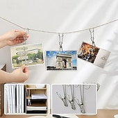 お買い得  収納＆整理-25個のステンレススチール製洗濯バサミフッククリップ、丈夫な吊り下げクリップ、多目的湾曲フッククランプ、キッチンバスルーム収納、家庭用洗濯物干し用靴下乾燥オーガナイザー、再利用可能な金属クリップ。