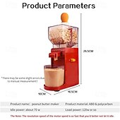 cheap Home Supplies-Peanut Butter Machine, Nut Butter Machine Electric Nut Butter Machine, Electric Tahini Nut Grinder, Non-Slip Base Entrance, Easy To Install, Easy To Use, Grinder