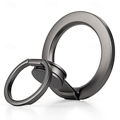 お買い得  スマホホルダー-磁気電話グリップ、ジャイロスコープ電話リングホルダーグリップ、ハンドヘルド電話指サポートスタンド、デスクトップ電話スタンドに最適