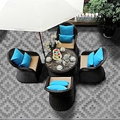 economico Attrezzatura da Campeggio-tappeto da esterno impermeabile per patio, tappeto da esterno reversibile in paglia di plastica, tappetini da campeggio per decorazioni da esterno, camper, cortile, terrazza, balcone, picnic