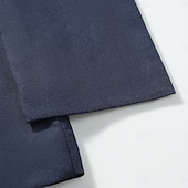 economico Giubbotti Casual-Per uomo Giacca di lino Formale Casa Bottoni Minimalista Primavera &amp; Autunno Autunno Tutte le stagioni Tinta unica Attivo Vintage Colletto a Camicia Regolare Blu marino Verde Cachi Azzurro Giacca