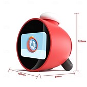 お買い得  テスター＆検出器-人気のスマートAI目覚まし時計、子供用液晶ディスプレイ、充電式バッテリー、Wi-Fi機能、AI音声制御スマートキッズタイマー
