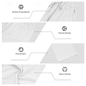 baratos Perna Reta-Homens Waffle Calças Esportivas Calças Calça de moletom de perna reta Com Cordão Bolso frontal Tecido Conforto Comprimento total Diário Ao ar livre Trabalho Moda Roupa de rua Preto Azul Céu Com