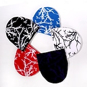 preiswerte Beanie Hat-Herren Unisex Beanie Mütze Wintermützen Beanies Schädelkappe Strickmütze Schwarz Weiß Acrylfasern Jacquard Gestrickt Gemütlich Halloween Alltagskleidung Festival Blitz Warm