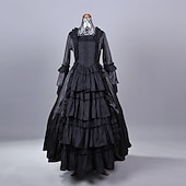 Χαμηλού Κόστους Φορέματα-Γοτθική Λολίτα Ροκοκό Βικτοριανό Φανταστική φορεσιά Τουαλέτα Φόρεμα χορού Μάγος Βασίλισσα Πριγκίπισσα Φανταχτερή Φόρεμα Γυναικεία βασιλικός Απόκριες Επίδοση Μασκάρεμα Ρεν Φερ Ενηλίκων Φόρεμα