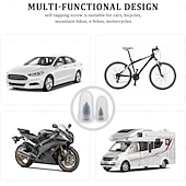 olcso Járműszolgáltatás-100 db gumiabroncs javító gumiszeg, gumiabroncs javító gumicsavarok fekete színben, gumiabroncs csavardugó, gyorsszerszám önkiszolgáló gumiabroncs javító szeg autó motorkerékpár gumiabroncshoz,